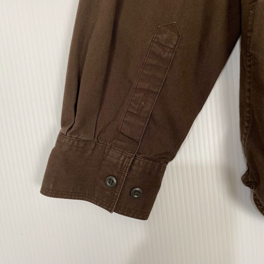511 Tactical Series Men's Brown Button Up Shirt Size Size XL Long Sleeve Pockets - Picture 11 of 13